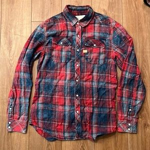 G-Star flannel shirt. Size medium